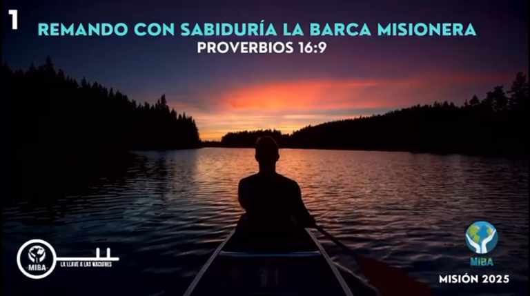 1. REMANDO CON SABIDURÍA  LA BARCA MISIONERA