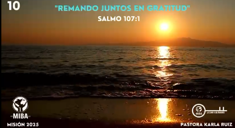 10- REMANDO JUNTOS EN GRATITUD
