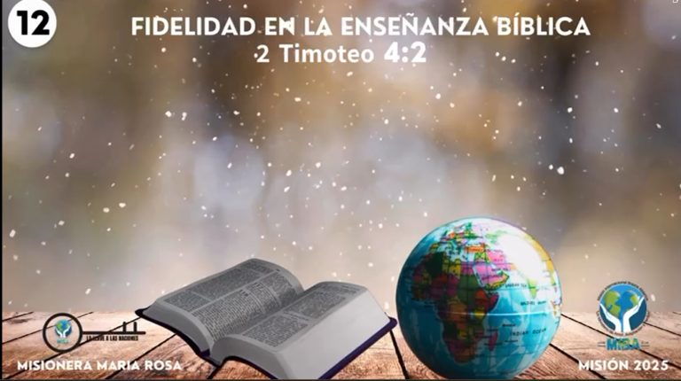 12- FIDELIDAD EN LA ENSEÑANZA BÍBLICA